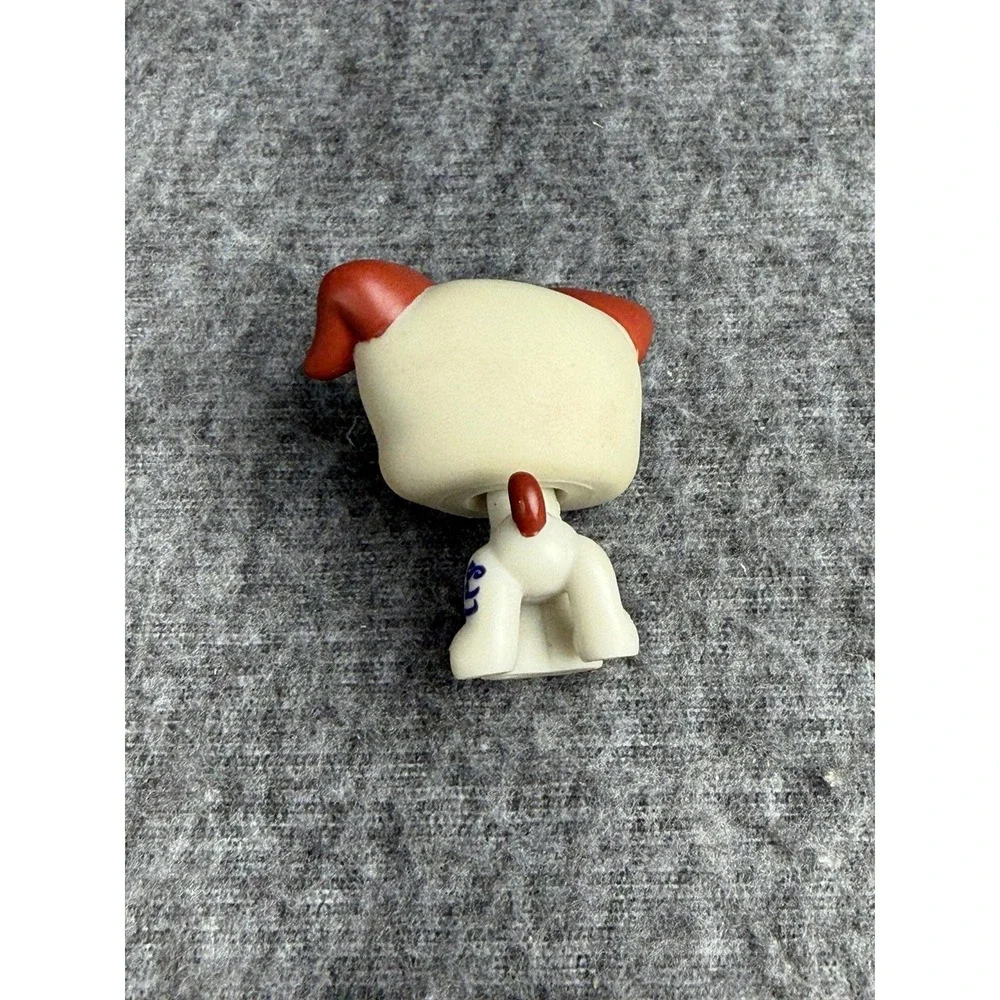 Hasbro Littlest‎ Pet Shop 1743 Jack Russell Brown Dog Figure 2007 LPS Mini Toy
